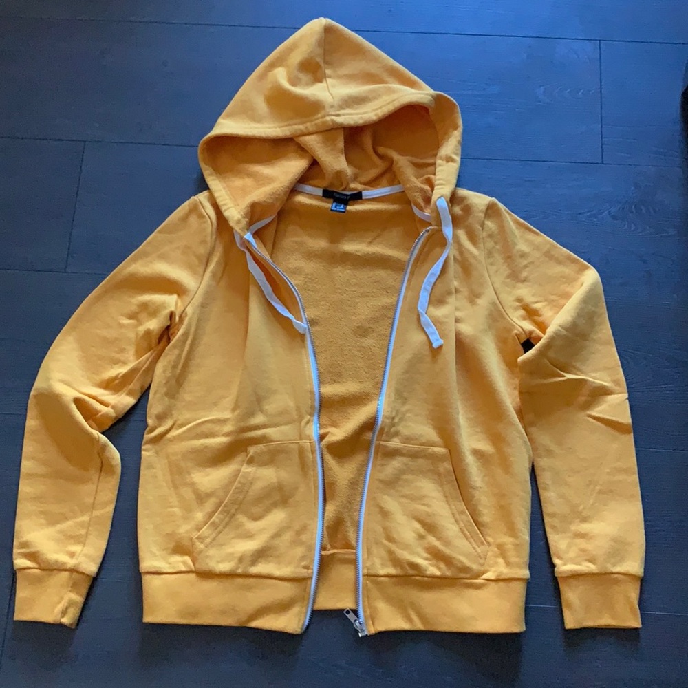 Yellow hoodie